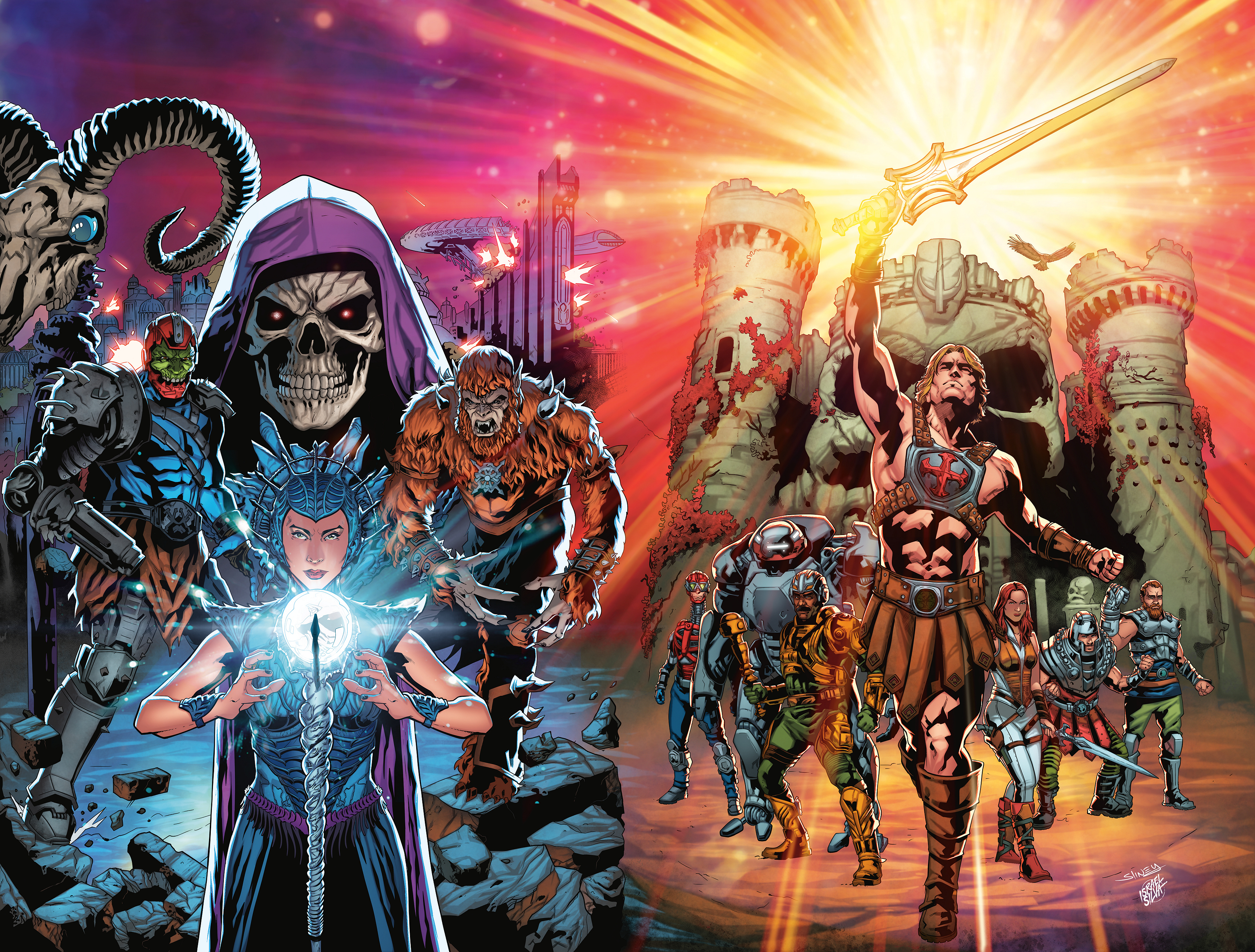 WRAPAROUND COVER for “Masters of the Universe: The Wings of Fate” New Movie Tie-In Comic Issue #1 is Revealed!
