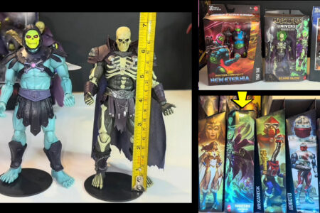 MASTERVERSE vs CHRONICLES: Comparing the Masters of the Universe “Inaugural Edition” Chronicles SCARE GLOW action figure to Masterverse *Updated*