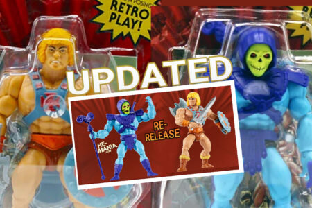 Mattel Announces a RE-RELEASE of Masters of the Universe: Origins HE-MAN and SKELETOR Figures *UPDATED*
