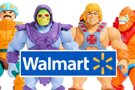THE MIGHTY MASTERS ARE HERE! The 3.25 inch “Masters of the Universe” Heroic and Evil Warriors arrive at WALMART!