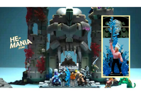 Brick Shop “Masters of the Universe” Movie CASTLE GRAYSKULL with Figurines teased at Mattel Creations Revealed!