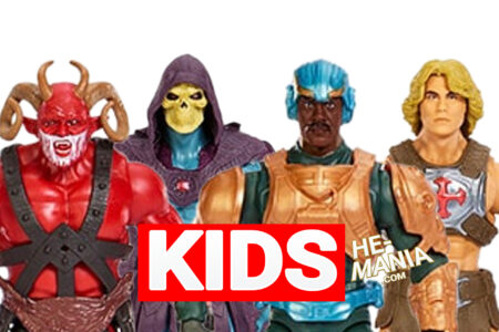 “Masters of the Universe” Movie HE-MAN, SKELETOR, MAN-AT-ARMS and GOAT MAN 4-PACK announced for the Kids “First Ones”  Core Action Figure Line!