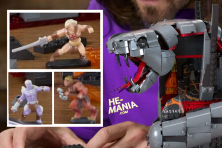 “Masters of the Universe” Movie Brick Shop: BUILDABLE SNAKE MOUNTAIN LAIR featuring lava burst special parts and 12 NanoWorld Figures is announced!