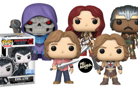 “Masters of the Universe” Movie FUNKO: POP! He-Man, Adam, Teela, Man-At-Arms, Skeletor and Evil-Lyn vinyl figures are coming!