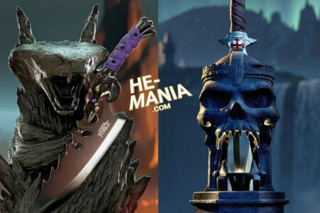 HE-MAN and SKELETOR KNIVES:  New “Masters of the Universe” Movie Limited-Edition Collector’s KNIVES and BASES coming from Studio Forge!