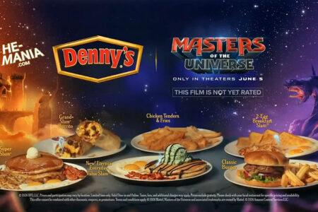 NEW DENNY’S COMMERCIAL featuring their collaboration with the “MASTERS OF THE UNIVERSE” Movie has been released!