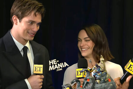 WATCH Nicholas Galitzine and Camila Mendes talk many things “Masters of the Universe” Movie including connecting with Dolph Lundgren! (Plus their Popcorn Bucket Promo Video!)