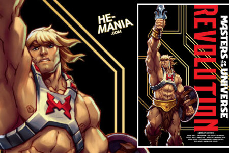 THE WAIT IS OVER! Hardcover Omnibus of Revelation & Revolution Continuity Comics is on the way titled “Masters of the Universe: Revolution Library Edition”