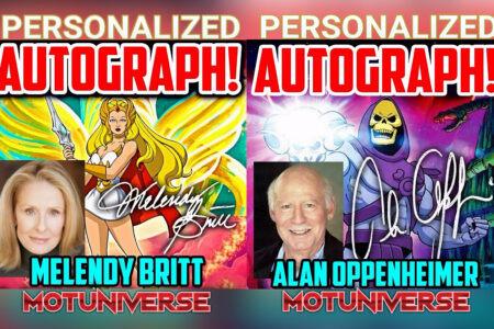 CAN’T GO TO MOTUNIVERSE? Pre-Order a Personalized Autograph from Melendy Britt and Alan Oppenheimer!