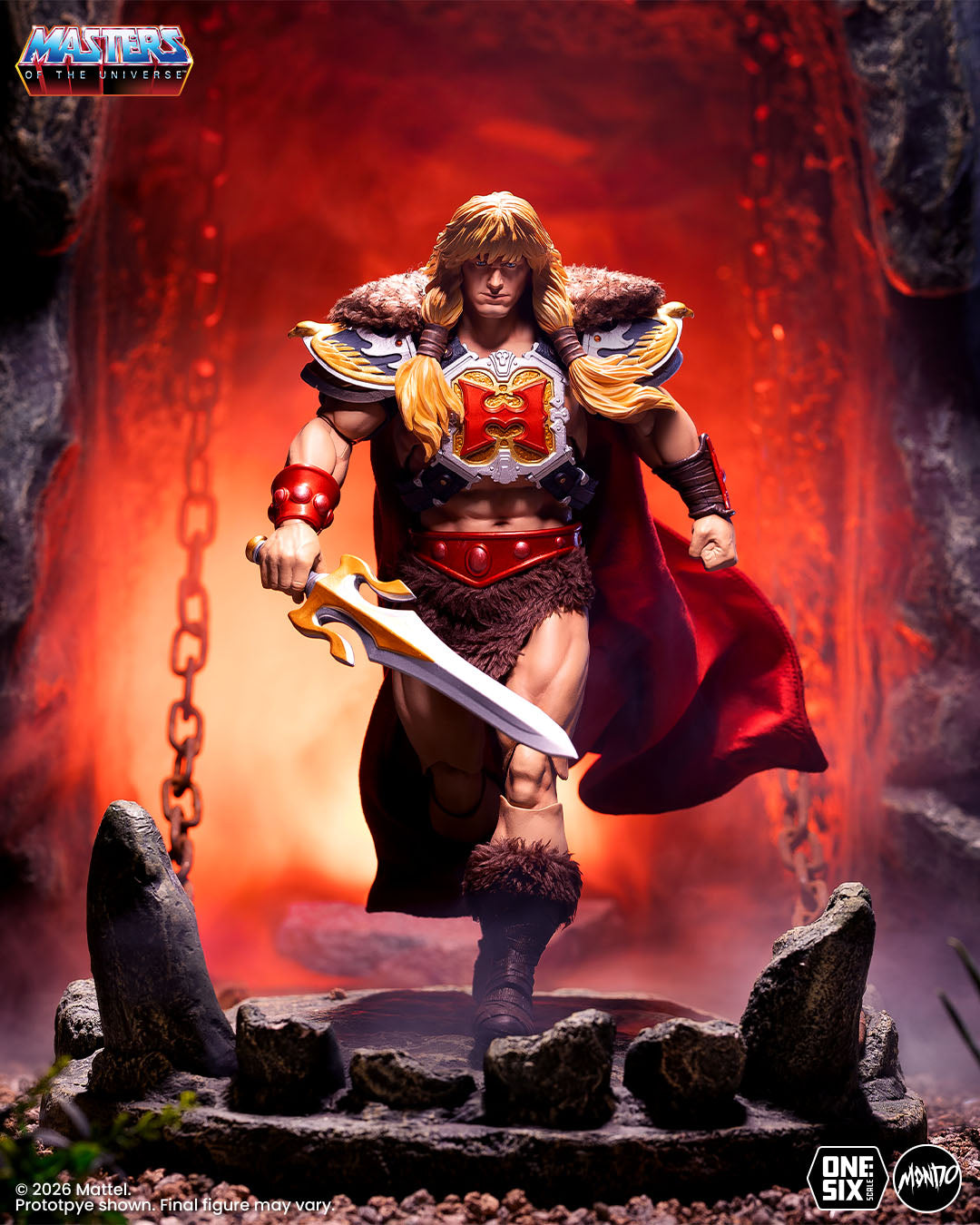 Mondo “Timed Edition” Masters of the Universe DELUXE HE-MAN 2.0 1