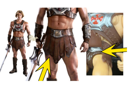 A FURRY LOINCLOTH AFTER ALL? “Masters of the Universe” Movie Action Figures reveal He-Man may be wearing his iconic loincloth under his leather skirt!