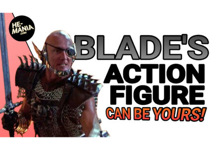 “Masters of the Universe” (1987) Movie actor ANTHONY DE LONGIS auctions off his Signed Masterverse BLADE Action Figure with Custom Video Message!