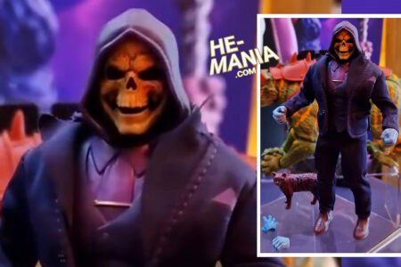 New Official “Masters of the Universe” Movie Chronicles PURPLE SUIT SKELETOR and PET PANTHOR Action Figure is Spotted! (Don’t be concerned)