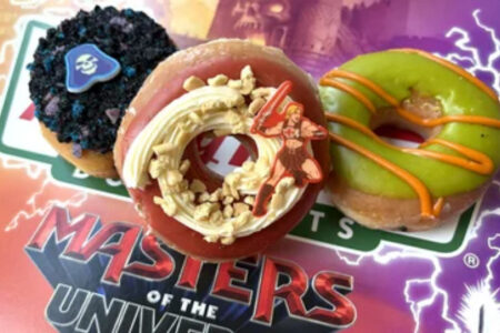 Krispy Kreme announces the “Masters of the Universe” Movie HE-MAN, SKELETOR and CINGER CLAW Doughnut Collection (available Now through June 14th)