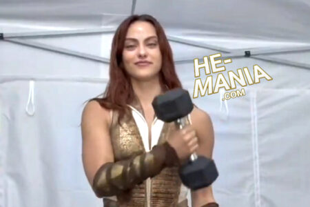 GETTING PUMPED UP! Teela actress Camila Mendes reveals her pre-scene “Masters of the Universe” Movie workout!