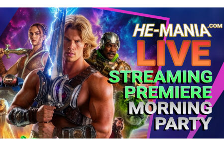 BY THE POWER OF STREAMING! Watch the “Masters of the Universe” Movie TODAY on Prime Video and JOIN our Live Streaming Premiere Celebration Party this Morning at 10AM ET!