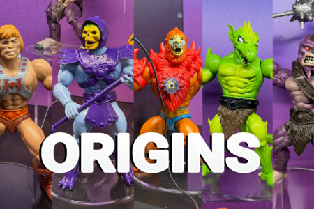 A VINTAGE FEELING! New “Masters of the Universe” Origins Figures on display at San Diego Comic-Con Preview Night!