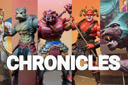 NOT JUST MOVIE FIGURES! New “Masters of the Universe” Chronicles Figures on display at San Diego Comic-Con Preview Night!