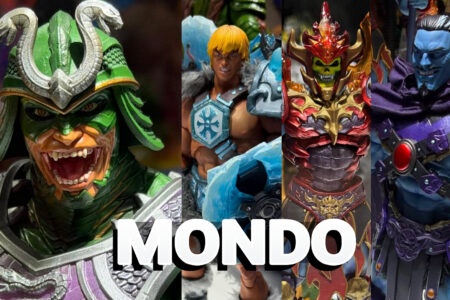 MONDO MANIA! New Masters of the Universe 1:6 and 1:12 Scale Figures on display at San Diego Comic-Con Preview Night!