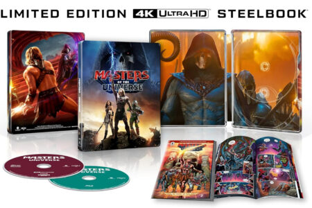 “Masters of the Universe” Movie STEELBOOK cover is revealed and it appears to include a miniature version of the tie-in comic “The Wings Of Fate”!