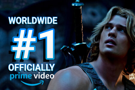 IT’S OFFICIAL! Today Amazon Officially Recognized “Masters of the Universe” as their #1 Movie Worldwide on Prime Video for last week (as we track 7 days in a row and counting)