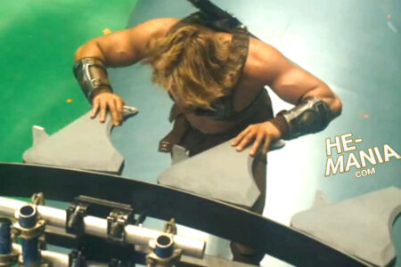 A brief behind-the-scenes look at the green screen fx work behind Nicholas Galitzine as HE-MAN (as he fights off a Roton) in the new “Masters of the Universe” Movie