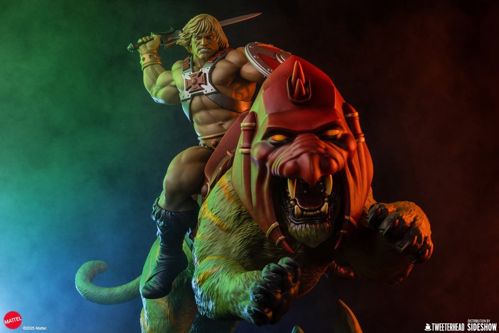 Tweeterhead masters of the universe he man and battle cat quarter scale maquette gallery 68311143168b2